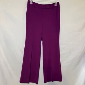 White House Black Market Purple Flare Pants